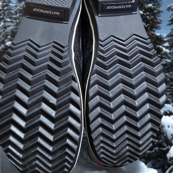 NWOT SOREL Tofino II Quilted Black Winter Waterproof Snow Tall Boots Size 10 - Picture 8 of 11
